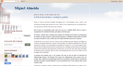 Desktop Screenshot of miguelpereiraalmeida.blogspot.com