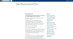 Desktop Screenshot of daily-pharmaceuticals-news.blogspot.com