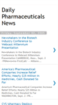 Mobile Screenshot of daily-pharmaceuticals-news.blogspot.com