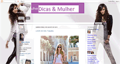 Desktop Screenshot of dicasemulher.blogspot.com