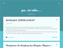 Tablet Screenshot of irfanfauzi.blogspot.com