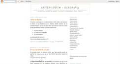 Desktop Screenshot of antipodium-esaya.blogspot.com