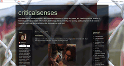 Desktop Screenshot of criticalsenses.blogspot.com