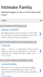 Mobile Screenshot of intimatefamily.blogspot.com