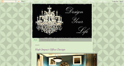 Desktop Screenshot of designyourlifeblog.blogspot.com