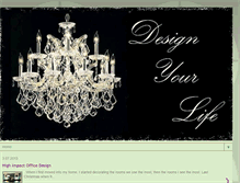 Tablet Screenshot of designyourlifeblog.blogspot.com