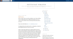 Desktop Screenshot of petticoatpirates.blogspot.com