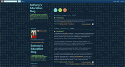 Desktop Screenshot of bethanysmith.blogspot.com