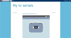 Desktop Screenshot of mytvserialss.blogspot.com