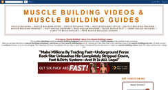 Desktop Screenshot of muscle-building-videos.blogspot.com