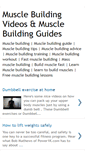 Mobile Screenshot of muscle-building-videos.blogspot.com