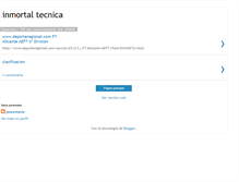 Tablet Screenshot of inmortaltecnica.blogspot.com