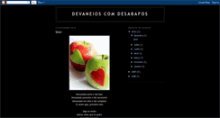 Desktop Screenshot of devaneios-com-desabafos.blogspot.com