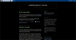 Desktop Screenshot of l0rddiabl0.blogspot.com
