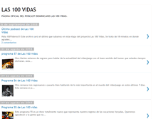 Tablet Screenshot of las100vidasoficial.blogspot.com