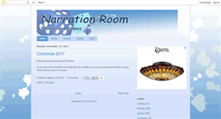 Desktop Screenshot of narrationroom.blogspot.com