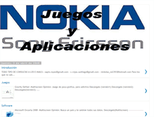 Tablet Screenshot of juegos-aplicaciones.blogspot.com