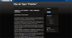 Desktop Screenshot of hijodetigrefidelito.blogspot.com