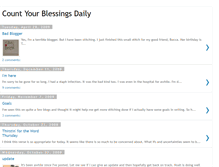 Tablet Screenshot of countyourblessingsdaily.blogspot.com