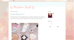 Desktop Screenshot of madisonleighxo.blogspot.com