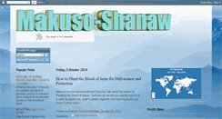 Desktop Screenshot of makusoshanaw.blogspot.com