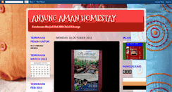 Desktop Screenshot of anjungamanhomestay.blogspot.com