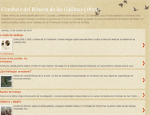 Tablet Screenshot of combaterincongallinas.blogspot.com