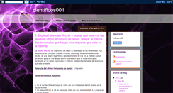 Desktop Screenshot of cientificos001.blogspot.com