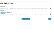 Tablet Screenshot of maxpedia-zone.blogspot.com