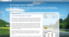 Desktop Screenshot of ourhydrogeneconomy.blogspot.com
