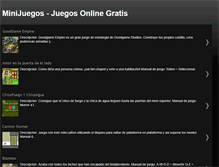 Tablet Screenshot of minijuegos-online.blogspot.com
