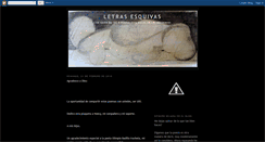 Desktop Screenshot of letrasesquivas.blogspot.com