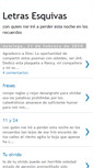Mobile Screenshot of letrasesquivas.blogspot.com