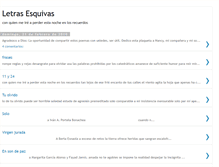 Tablet Screenshot of letrasesquivas.blogspot.com