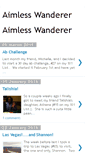 Mobile Screenshot of aimless-wanderer.blogspot.com