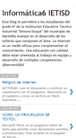 Mobile Screenshot of informaietisd.blogspot.com