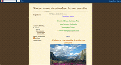 Desktop Screenshot of observoconatenciondescriboconemocion.blogspot.com