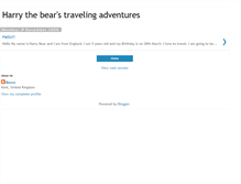 Tablet Screenshot of harrythebear.blogspot.com