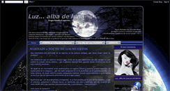 Desktop Screenshot of luzalbadeluna.blogspot.com