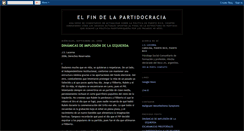 Desktop Screenshot of finpartidocracia.blogspot.com