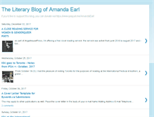 Tablet Screenshot of amandaearl.blogspot.com
