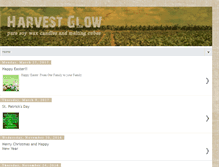 Tablet Screenshot of harvestglowsoycandles.blogspot.com