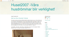 Desktop Screenshot of huset2007.blogspot.com