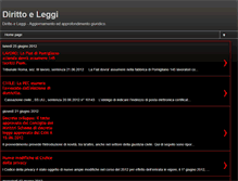 Tablet Screenshot of dirittoeleggi.blogspot.com