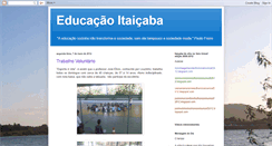 Desktop Screenshot of educaitaicaba.blogspot.com