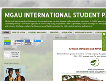 Tablet Screenshot of mgauinternationalpage.blogspot.com