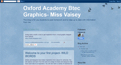 Desktop Screenshot of oxfordacademybtecgraphics.blogspot.com