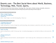 Tablet Screenshot of doomic-news.blogspot.com