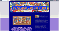 Desktop Screenshot of cardsbymarja.blogspot.com