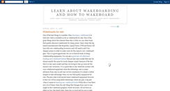 Desktop Screenshot of learntowakeboard.blogspot.com